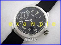 New 48 mm Stainless Steel Case for Conversion Antique Pocket Watch Movement IWC