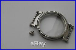 New 52mm Stainless Steel Case for Conversion Pocket Watch Movement 15,4 mm thick