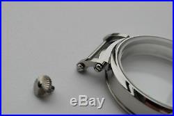 New 52mm Stainless Steel Case for Conversion Pocket Watch Movement 15,4 mm thick