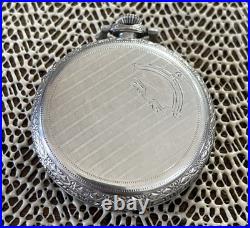 New York Standard Pocket Watch 12s 15j Wadsworth Rolled Plate Case Runs
