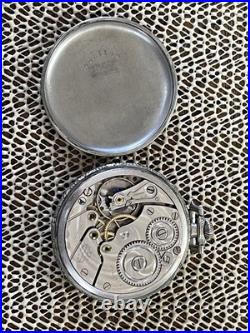 New York Standard Pocket Watch 12s 15j Wadsworth Rolled Plate Case Runs