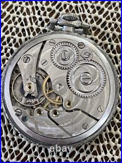 New York Standard Pocket Watch 12s 15j Wadsworth Rolled Plate Case Runs