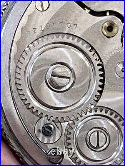 New York Standard Pocket Watch 12s 15j Wadsworth Rolled Plate Case Runs