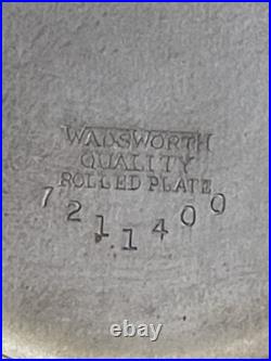 New York Standard Pocket Watch 12s 15j Wadsworth Rolled Plate Case Runs
