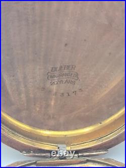 Nice 16s Dueber 10K Gold Filled Warranted 20 Year Pocket Watch Hunting Case