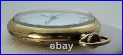 Nice 1919 Illinois 12's Open Face 20yr Gold Filled Pocket Watch 17j Grade 405