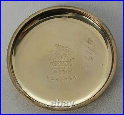 Nice 1919 Illinois 12's Open Face 20yr Gold Filled Pocket Watch 17j Grade 405