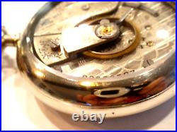 Nice Elgin Pocket Watch in nice Display Case- New Glass- 55. M- Serviced 7J