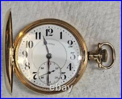Nice Illinois 16s 21j Bunn Special Hunter Case Pocket Watch