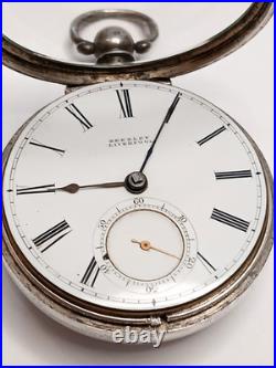 Nice Sterling Silver Pair Case Verge Fusee pocket watch. London 1848, Repair
