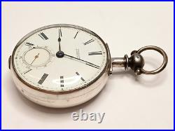 Nice Sterling Silver Pair Case Verge Fusee pocket watch. London 1848, Repair