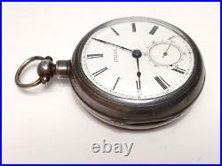 Nice Sterling Silver Pair Case Verge Fusee pocket watch. London 1848, Repair