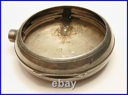 Nice Sterling Silver Pair Case Verge Fusee pocket watch. London 1848, Repair