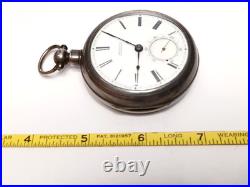 Nice Sterling Silver Pair Case Verge Fusee pocket watch. London 1848, Repair