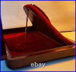 Nice old Longines Pocket watch quarter-minutes Display Wooden Box-case