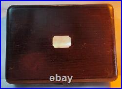 Nice old Longines Pocket watch quarter-minutes Display Wooden Box-case