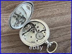 Nomos Pocket Watch Case and Movement Mechanical For Parts See Description 52.7mm