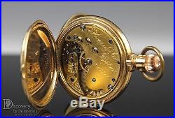Old 14k 14 Karat Gold Hunters Case E. Howard & Co Pocket Watch