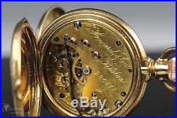 Old 14k 14 Karat Gold Hunters Case E. Howard & Co Pocket Watch