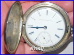 OLD ELGIN NATIONAL WATCH CO. 18S Grade 10 COIN CASE POCKET WATCH-SER#2209912
