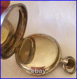 Octava Goliat pocket watch open face nickel chromiun case 65,5 mm. In diameter