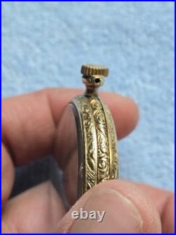 Old pocket watch langendorf Stratford SWISS 6 jewels 2 adj SUPREM IWC Co case