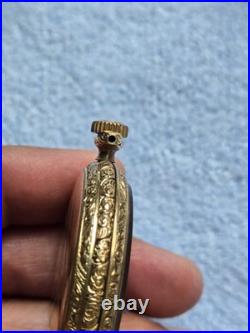 Old pocket watch langendorf Stratford SWISS 6 jewels 2 adj SUPREM IWC Co case