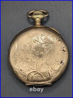 Omega 15 Jewel Pocket Watch Gold Plated Case