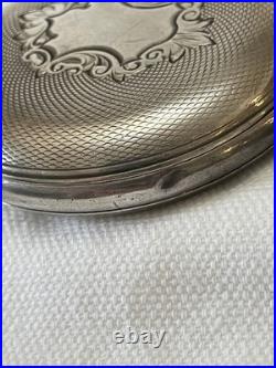 Omega Hunter Grand Prix Paris 1900 Pocket Watch. 900 Silver Serviced Working