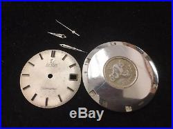 Omega Seamaster Watch back Case 166.032 168.023, 34.5 mm plus hands and dial