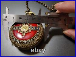 Omega Vintage Pocket Watch Mechanical Rare Seven Treasure Case Swiss