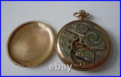 Original Elgin Ferguson Dial 17 Jewel Pocket Watch 1918 Running