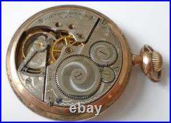 Original Elgin Ferguson Dial 17 Jewel Pocket Watch 1918 Running