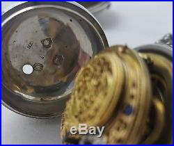 Ottoman Turkish Market Edward Prior 4 Case Silver Pocket Watch