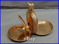 Outstanding 14K Gold Case American Waltham Pocket Watch Royal Movement 1881