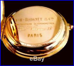 PATEK PHILIPPE 5 MINUTE REPEATER 52MM 18K HUNTER CASE 1873 WATCH With PATEK LETTER
