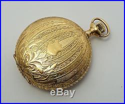 PATEK PHILIPPE HUNTING CASE MENS POCKET WATCH HIGH GRADE WOLFS TOOTH