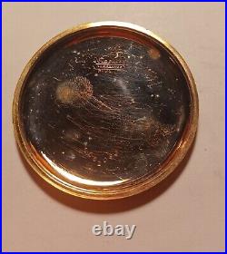 POCKET WATCH APPROVED 41mm 21j SWISS BANNER GOLD FILLED SCREW BACK CASE