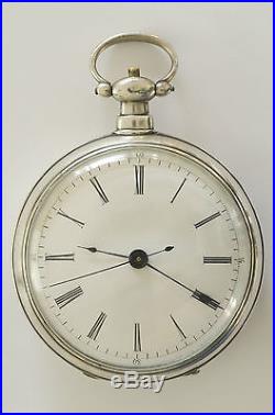 Pristine Antique Silver Case Pocket Watch For The Chinese Market Circa 1840