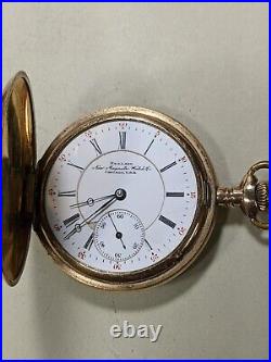 Paillard hunter case Pocket Watch 15 J. SWEET TIME PIECE. RUNNING KEEPING TIME