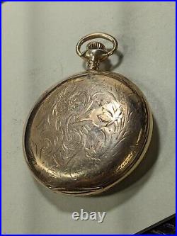 Paillard hunter case Pocket Watch 15 J. SWEET TIME PIECE. RUNNING KEEPING TIME