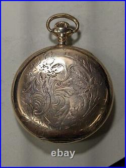 Paillard hunter case Pocket Watch 15 J. SWEET TIME PIECE. RUNNING KEEPING TIME