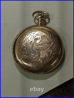 Paillard hunter case Pocket Watch 15 J. SWEET TIME PIECE. RUNNING KEEPING TIME