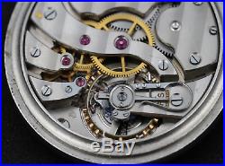 Patek Philippe 1938 pocket watch orig. St. STEEL case cal 17-250 ref 651 staybrite