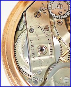 Patek Philippe Pink Gold 51mm Hunter Case Pocket Watch, Rare & Beautiful