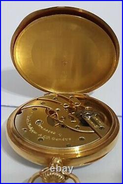 Patek Philippe Pocket Watch 18k Gold Case & Certificate 51mm Gondolo 20 Lines
