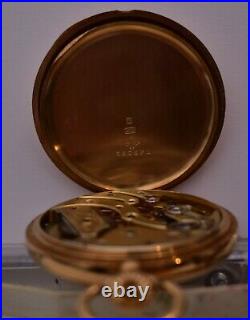 Patek Philippe Pocket Watch 18k Gold Case & Certificate 52mm Gondolo Spe Edition