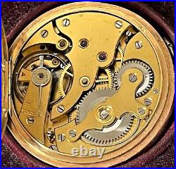 Paul Buhre Imperial Russian Presentation Gold Pocket Watch in Original Case