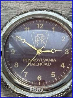 Pennsylvania Railroad PRR Keystone Pocket Watch Hunter Case WORKS! Nice PG5