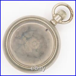 Philadelphia 18-Size Silverode Antique Pocket Watch Case with Deer / Stag Motif